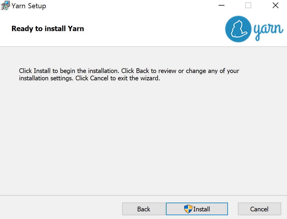 node.js, vscode, yarn 설치
